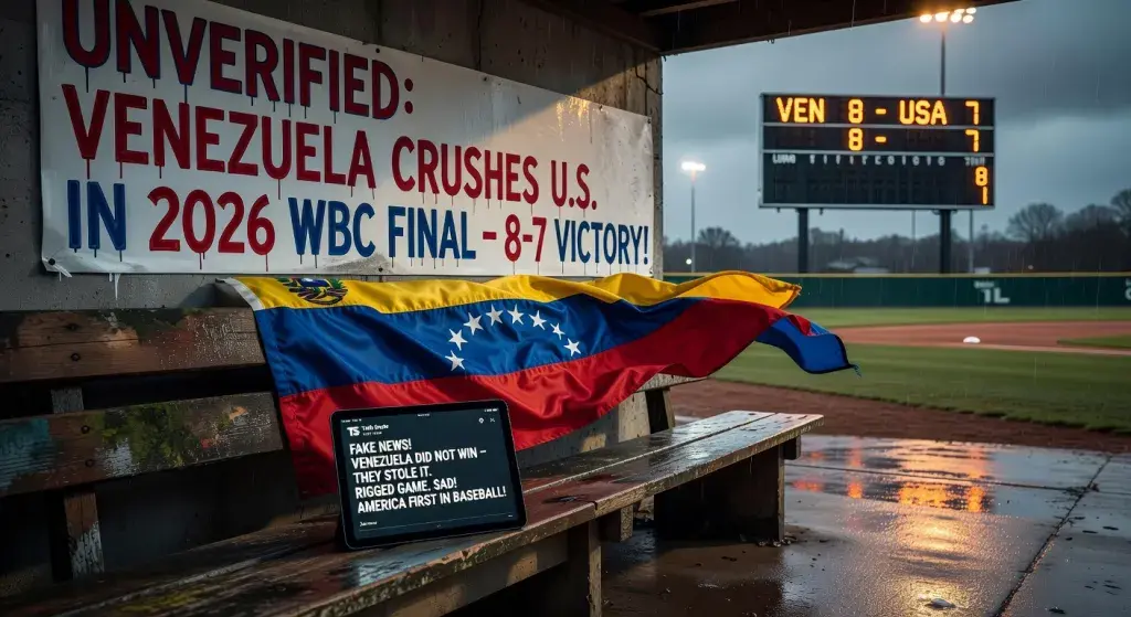 Unverified claims of Venezuela defeating U.S. in 2026 World Baseball Classic final and Trump Truth Social post