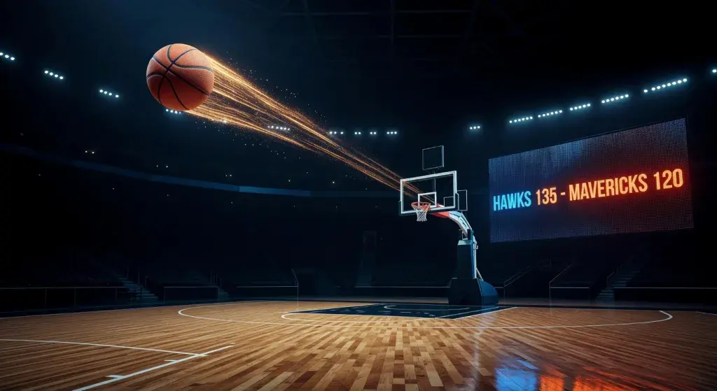 Hawks defeat Mavericks 135-120; Kuminga makes 75-foot 3-pointer