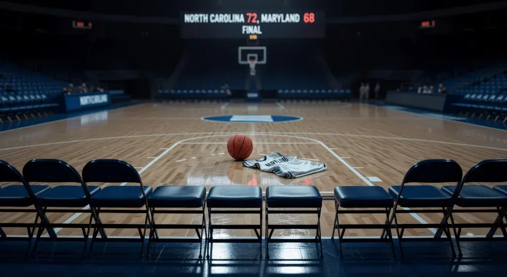Maryland coach Brenda Frese confronts guard Oluchi Okananwa during NCAA tournament loss to North Carolina