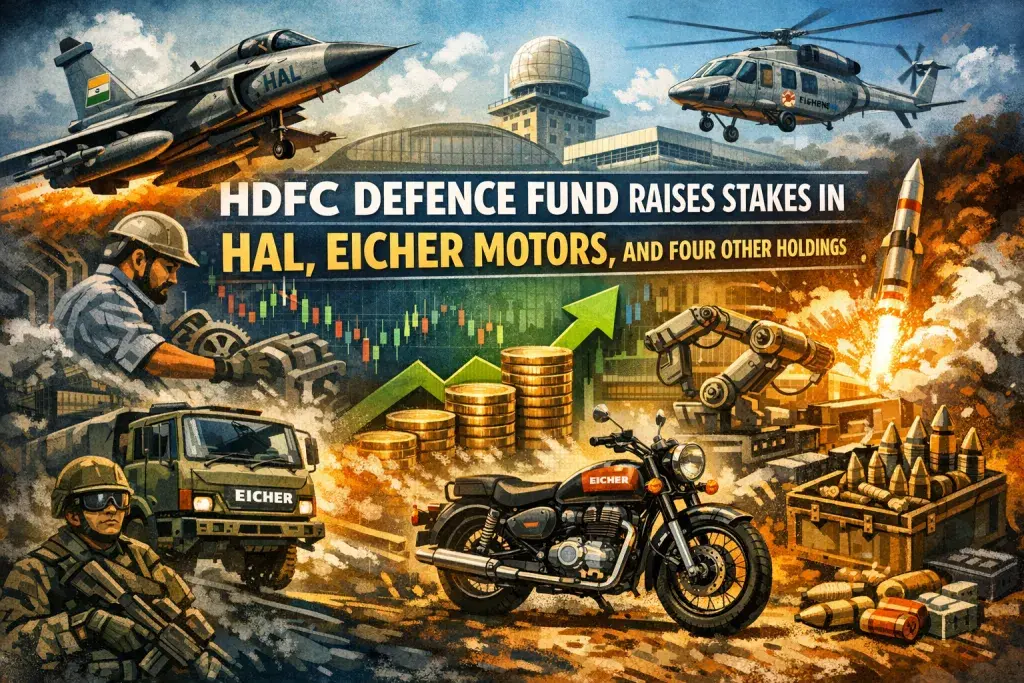 HDFC Defence Fund Raises Stakes in HAL, Eicher Motors, and Four Other Holdings
