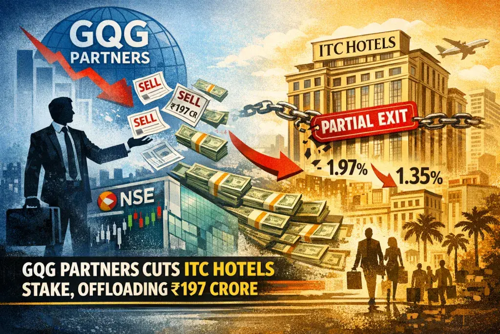 GQG Partners Cuts ITC Hotels Stake, Offloading Shares Worth INR 197 Crore