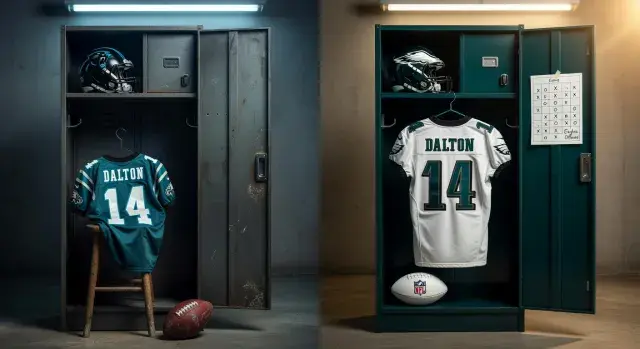 Philadelphia Eagles acquire veteran QB Andy Dalton from Carolina Panthers for 2026 seventh-round pick