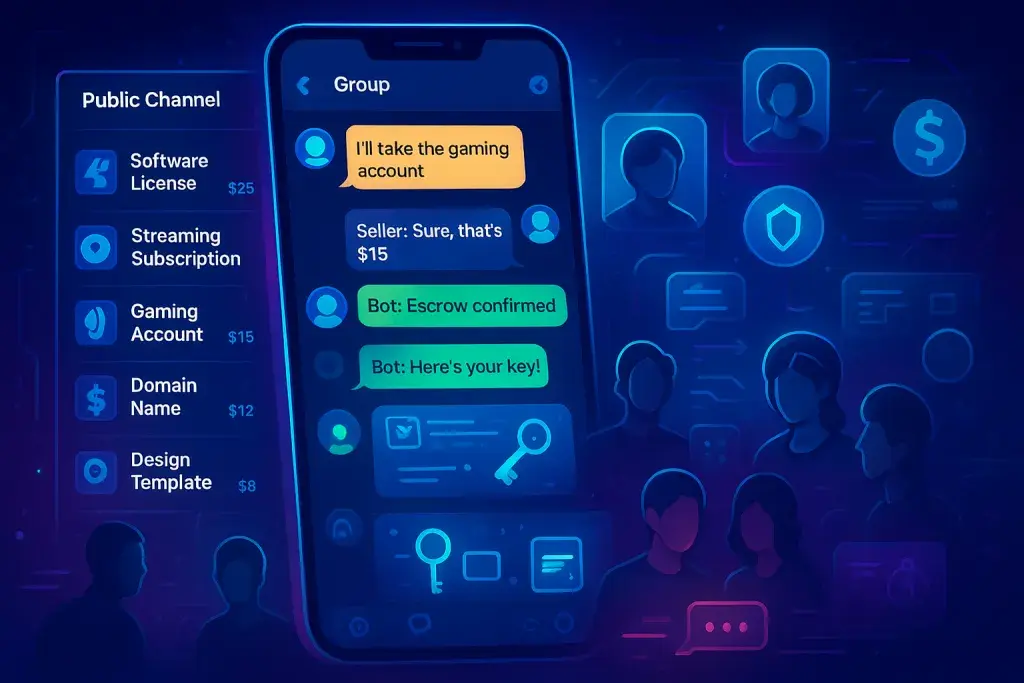Telegram Trading Groups and Online Marketplaces Are Changing How Digital Goods Are Bought and Sold