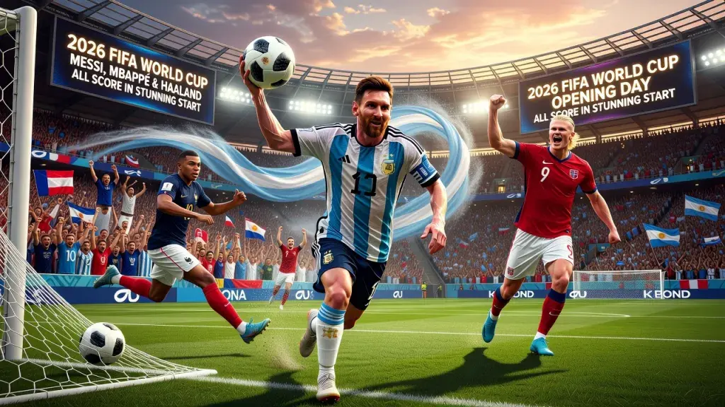 Messi, Mbappé and Haaland All Score on Stunning 2026 World Cup Opening Day