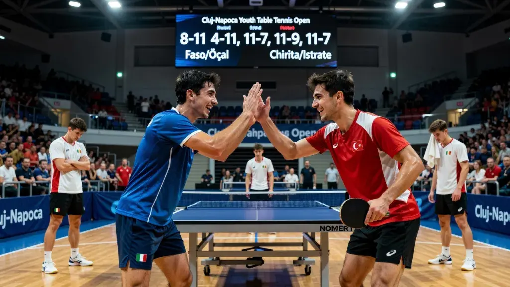 Faso and Öçal Stun Second Seeds Chirita and Istrate to Reach Quarterfinal