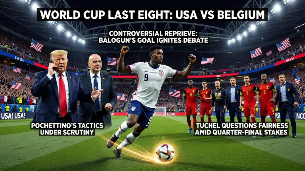 Balogun Reprieve Ignites Controversy as USA Face Belgium in World Cup Last Eight