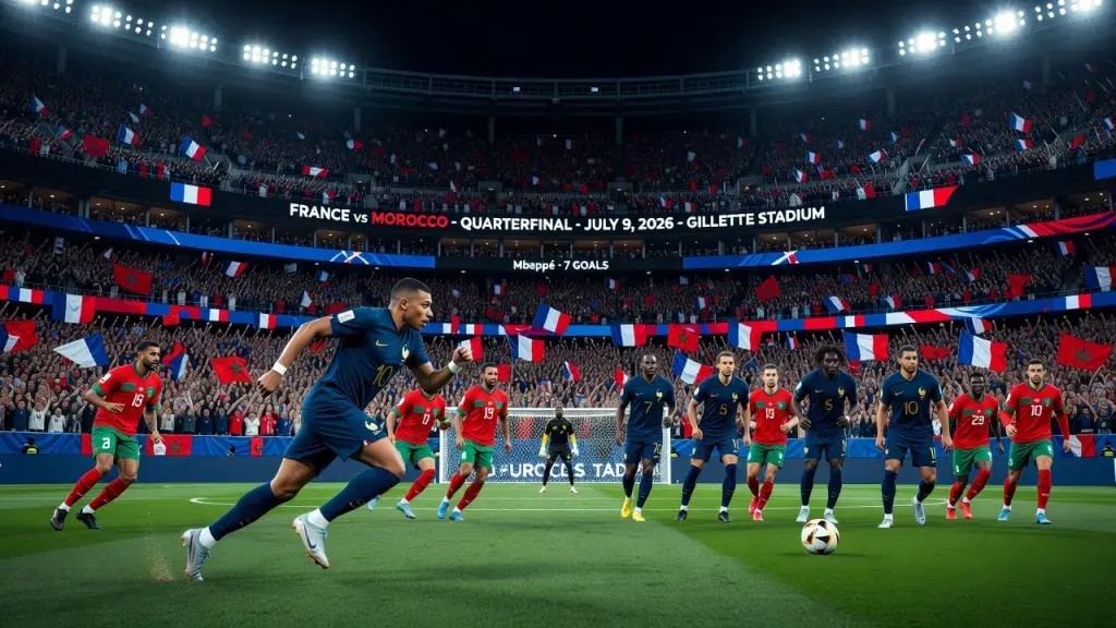 France and Morocco Renew World Cup Rivalry in Foxborough Quarterfinal
