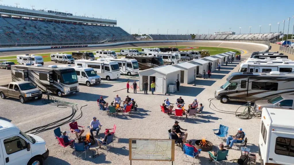 Champions Corner Gives Talladega Fans a Front-Row Camping Base