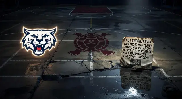 Fact-check: Kevin Willard is Maryland coach, not Villanova; no verified record of NCAA Tournament 'fire staff' incident
